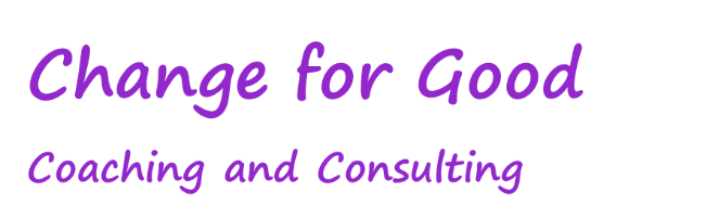 Change for Good Coaching and Consulting Company Logo by Lyn Freundlich in Boston MA